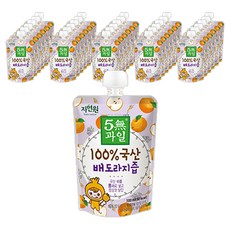 자연원 5무과일 100% 배도라지즙, 100ml, 36개