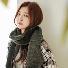 세컨핑크 파인브로치 머플러 YJS17155