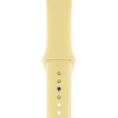 Apple 정품 애플워치 3/4/5 스포츠 밴드, 42/44mm, Lemon Cream