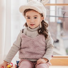 베베쥬 여아용 말랑 뷔스티에 상하복