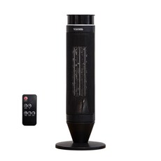 엔뚜마노 PTC 타워형 사무실 가정용 온풍기 + 리모컨, EP-S500, 블랙