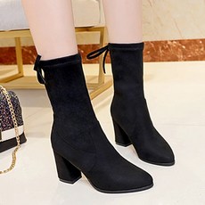 찰스앤키스블록힐레이스부츠