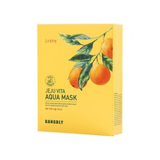 강블리 제주 비타 수분 마스크팩 25ml, 1매입, 100개