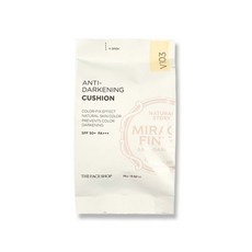더페이스샵 안티다크닝 쿠션 파운데이션 리필 15g, V103  퓨어베이지, 1개