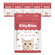앱솔루트바이트 키티바이트 고양이 간식 60g, 소고기맛, 6개