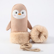 비단길 펭귄 무스탕 장갑