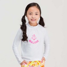 볼피쉬 아동용 마린 래쉬가드 수영복 상의 티셔츠