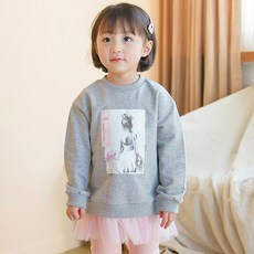 라라아망 여아용 발레리나 롱티셔츠