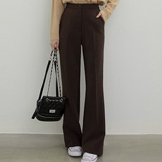 여성용 스판 부츠컷 밴딩롱슬랙스