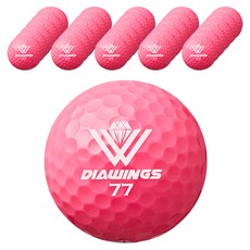 다이아윙스 고반발 비거리 전용 장타 골프공 2피스 42.8mm M2, 핑크, 50개입, 1세트