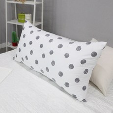 Bomonde法蘭絨鈴鐺大靠枕, 白色 灰色