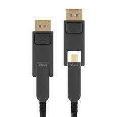 넥스트 디스플레이포트 분리형 광케이블 1.4 8K NEXTLINK-DP30AOC-DD, 1개, 30m