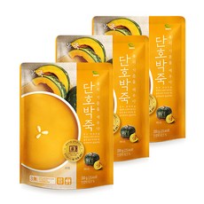 본죽 데워서 바로 먹는 단호박죽, 330g, 3개