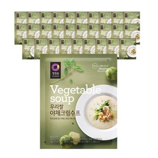 청정원 우리쌀 야채 크림 수프, 60g, 30개