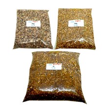 하늘e정원 분갈이 흙 용토 4L + 대립마사 1kg + 소립마사 1kg 3종 세트, 1세트