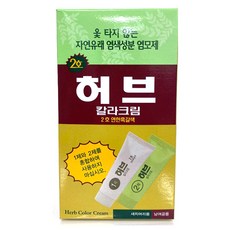 동성제약 허브 칼라크림 염모제, 2호 연한흑갈색, 1개