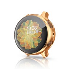 디에스스토어 갤럭시 워치 액티브2 풀커버 케이스 40mm, 로즈골드, 1개