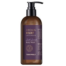 토니모리 아로마 릴리프 라벤더 솔트 스크럽 바디워시, 300ml, 1개