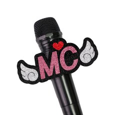 음악중심 MC 마이크 네임택 방송소품