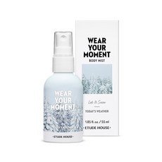 에뛰드 웨어유어모먼트 오늘의날씨 바디 미스트 3호 렛잇스노우, 55ml, 1개