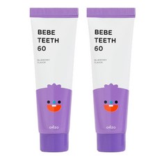 라비킷 베베티스 60 무불소 아기치약, 60g, 2개