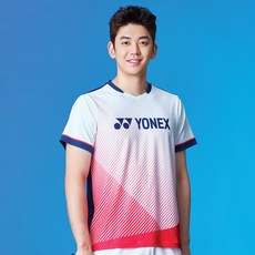 요넥스 남성용 라운드 반팔 티셔츠 201TS003M
