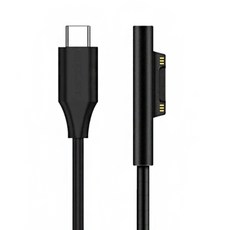일렉젯 마이크로소프트 Surface 전용 USB C 충전 케이블, 블랙, 1개