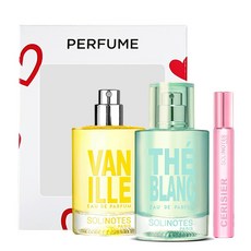 솔리노트 떼 블랑 오 드 퍼퓸 50ml + 바닐라 테스터 오 드 퍼퓸 50ml + 피기에 롤온 오 드 퍼퓸 10ml + 세트박스, 1세트