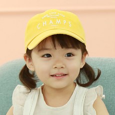 무슈 유아동용 챔프자수 야구캡