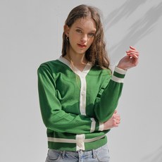엽페 여성용 컬러 cardigan