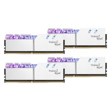 G.SKILL 芝奇 DDR4 8GB TRIDENT Z ROYAL RAM 適用於台式機銀色 PC4-28800 CL17 4p