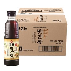 샘표 조림볶음용 맛간장, 500ml, 24개