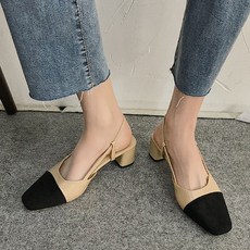 배색슬링백