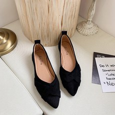 스웨이드플랫슈즈