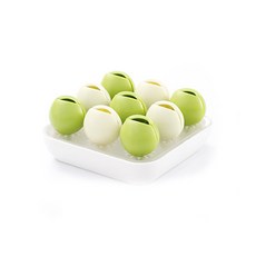 화분 봉오리 디자인 연필 꽃이, 그린, 1개