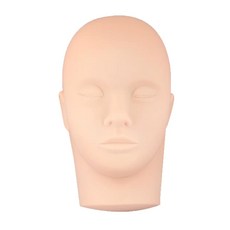 미용대회 연습용 반영구 속눈썹 마네킹 헤드
