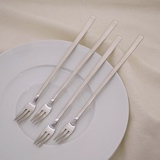 테이블아트 스마트 롱티포크, 실버, 4개