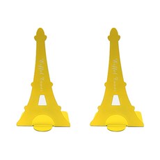 블루마토 에펠탑 디자인 북엔드 5 2p, 노랑
