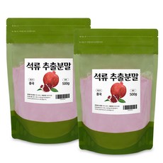 석류 추출분말, 500g, 2개