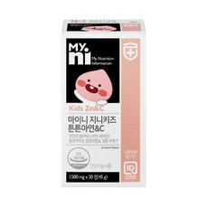 마이니 일동제약 지니키즈 튼튼아연&C, 30정, 1개