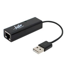 엠비에프 USB2.0 유선 랜카드 노트북용 블랙, MBF-LAN20BK, 1개