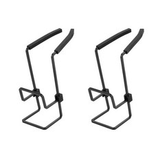 앤티스 메탈디자인 이중 수세미홀더, 블랙, 2개