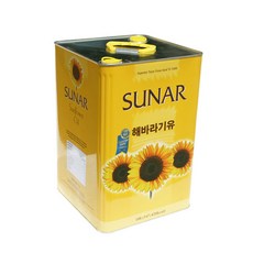 수날 업소용 NON GMO 해바라기유, 1개, 18L