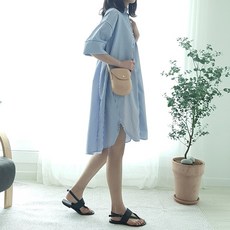 보리맘 셔츠 임산부 원피스