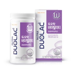 듀오락 바이탈리티 프로바이오틱스 유산균, 60정, 1개