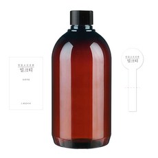 갈색 페트병 ARB330 + 검정캡 + 스티커 N2S, 330ml, 10세트