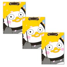 자이언트펭 클립보드, 옐로우, 3개