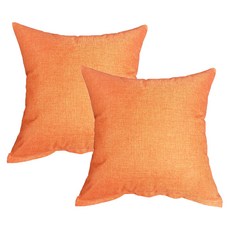 오렌지쿠션커버