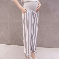 마켓A 복부밴딩 패턴 블루머 팬츠