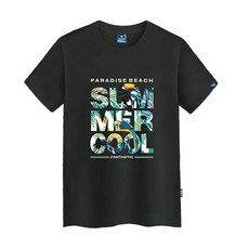 진마니아 썸머쿨 라운드 빅사이즈 반팔티 TS-220